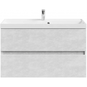 Тумба с раковиной Vod-ok Бест 100 белый камень