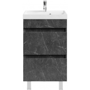 Тумба под раковину Vod-ok Бест 50 мрамор графит