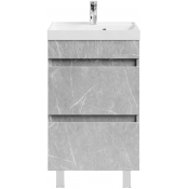 Тумба под раковину Vod-ok Бест 50 мрамор белый