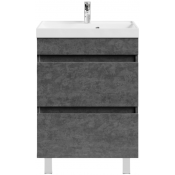 Тумба под раковину Vod-ok Бест 60 серый камень