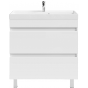 Тумба с раковиной Vod-ok Бест 80 белый