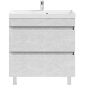 Тумба под раковину Vod-ok Бест 80 белый камень 57805