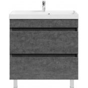 Тумба под раковину Vod-ok Бест 80 серый камень