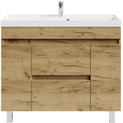 Тумба с раковиной Vod-ok Бест 100 дуб тортуга