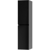 Пенал подвесной Vod-ok Бест 35 R с б/к, черный глянец