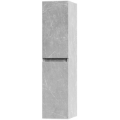 Пенал подвесной Vod-ok Бест 35 R с б/к, мрамор белый софт тач 4044-2