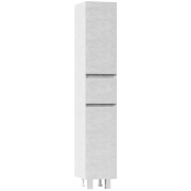 Пенал напольный Vod-ok Бест 35 L белый камень