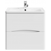 Тумба под раковину Vod-ok Адель 60 белый глянец