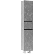 Пенал напольный Vod-ok Бест 35 L с б/к мрамор серый