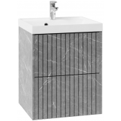 Тумба под раковину Vod-ok Тач 50 мрамор серый