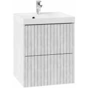 Тумба под раковину Vod-ok Тач 50 белый камень