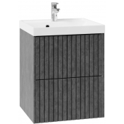 Тумба с раковиной Vod-ok Тач 50 серый камень 57806