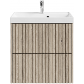 Тумба с раковиной Vod-ok Тач 60 дубослив ореховый светлый 3445