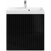 Тумба под раковину Vod-ok Тач 60 черный глянец
