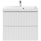 Тумба под раковину Vod-ok Тач 70 белый глянец