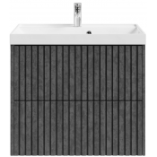 Тумба с раковиной Vod-ok Тач 70 серый камень