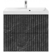 Тумба под раковину Vod-ok Тач 70 мрамор графит