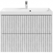 Тумба под раковину Vod-ok Тач 80 белый камень