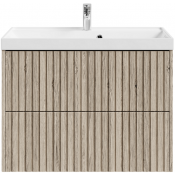 Тумба под раковину Vod-ok Тач 80 ореховый дубослив светлый