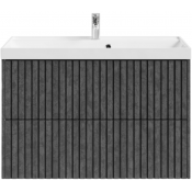 Тумба под раковину Vod-ok Тач 90 серый камень