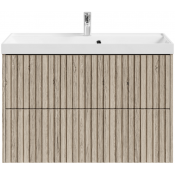 Тумба под раковину Vod-ok Тач 90 ореховый дубослив светлый