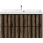 Тумба под раковину Vod-ok Тач 100 дуб крымский коричневый