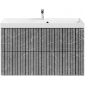 Тумба под раковину Vod-ok Тач 100 мрамор серый софт тач 4044-1