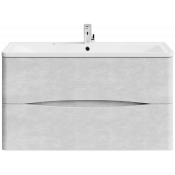 Тумба под раковину Vod-ok Адель 100 белый камень 57805