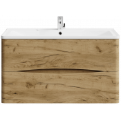 Тумба под раковину Vod-ok Адель 100 подвесная, дуб тортуга 2357-43