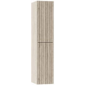 Пенал Vod-ok Тач 30 L с бельевой корзиной ореховый дубослив светлый