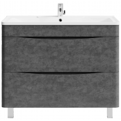 Тумба под раковину Vod-ok Адель 100 серый камень