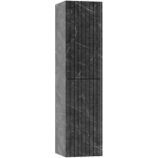 Пенал Vod-ok Тач 35 L с бельевой корзиной мрамор графит