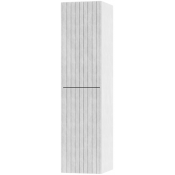 Пенал Vod-ok Тач 35 R с бельевой корзиной белый камень