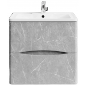 Тумба под раковину Vod-ok Адель 60 подвесная мрамор белый