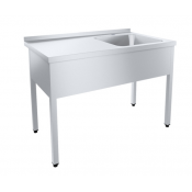 Ванна моечная с рабочей поверхностью ПРОФИ, правое расположение емкости СРО15/7ПНТ ВМОц1-500П