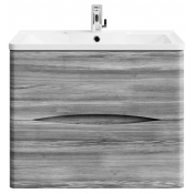 Тумба под раковину Vod-ok Адель 70 лиственница структурная контрастно-серая