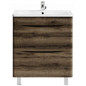 Тумба с раковиной Vod-ok Адель 70 дуб крымский коричневый
