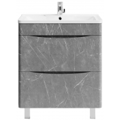 Тумба под раковину Vod-ok Адель 70 мрамор серый