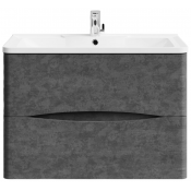 Тумба с раковиной Vod-ok Адель 80 серый камень