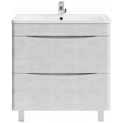 Тумба под раковину Vod-ok Адель 80 белый камень