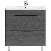 Тумба с раковиной Vod-ok Адель 80 серый камень