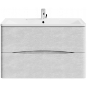 Тумба под раковину Vod-ok Адель 90 белый камень