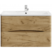 Тумба под раковину Vod-ok Адель 90 подвесная дуб тортуга