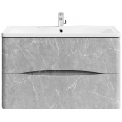 Тумба под раковину Vod-ok Адель 90 подвесная мрамор белый