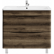 Тумба с раковиной Vod-ok Адель 90 дуб крымский коричневый 131005-9005