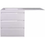 Тумба с раковиной Style Line El Fante Даллас СС-00002221/СС-00002220 140 белый