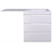 Тумба под раковину Style Line Даллас СС-00002305 150 белый глянец