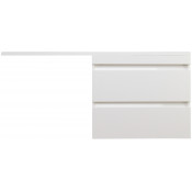 Тумба под раковину Style Line Даллас СС-00002304 белый глянец