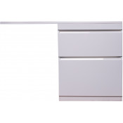 Тумба с раковиной Style Line Даллас СС-00002348/СС-00002391 130 Люкс белая эмаль