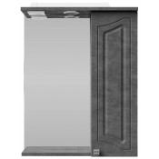 Зеркальный шкаф Vod-ok Адам 55 R серый камень 57806